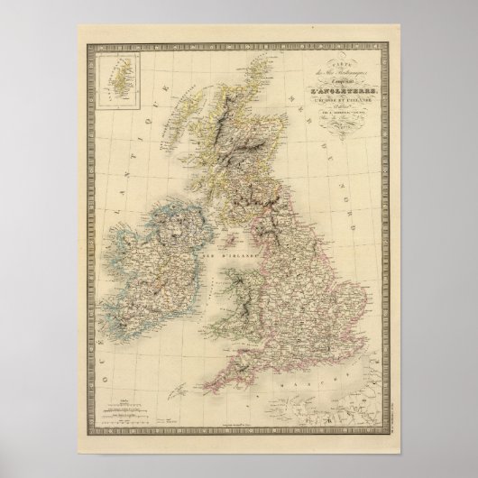 Britse eilanden 2 poster (Voorkant)