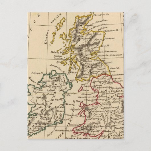 Britse eilanden 3 briefkaart (Voorkant)