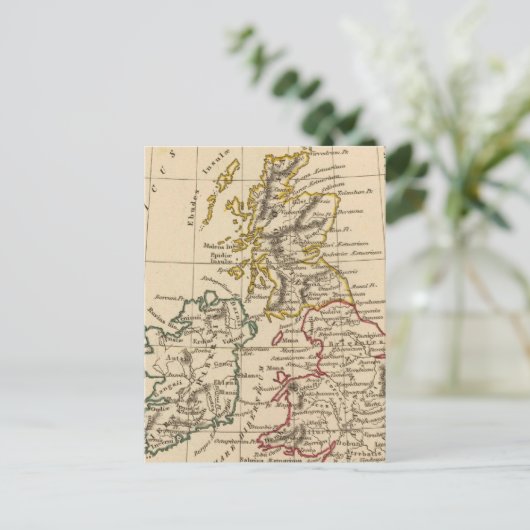 Britse eilanden 3 briefkaart (Staand voorkant)