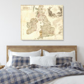 Britse eilanden 3 canvas afdruk (Insitu (Slaapkamer))