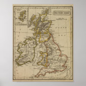 Britse eilanden 3 poster (Voorkant)