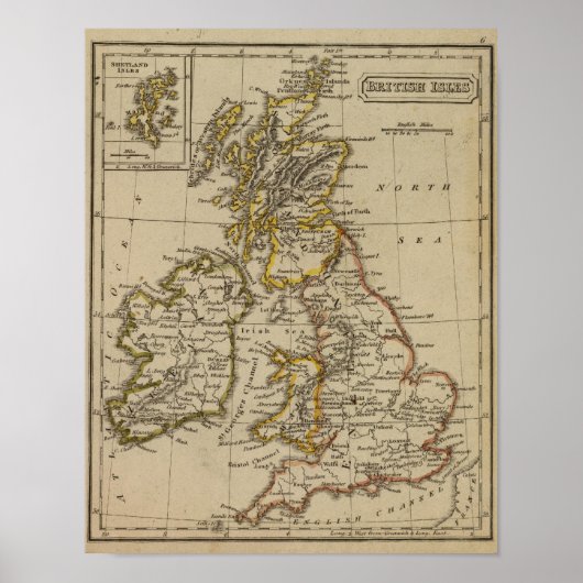 Britse eilanden 3 poster (Voorkant)