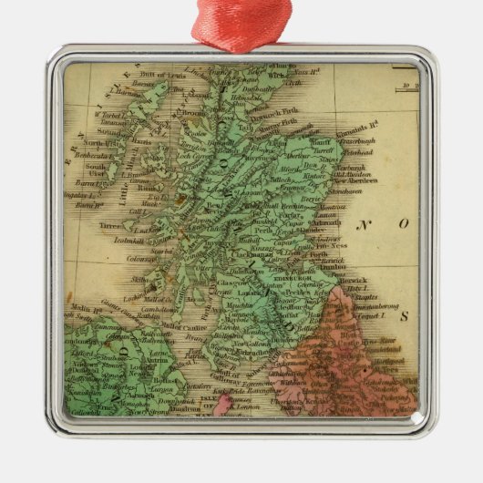 Britse eilanden 4 metalen ornament (Voorkant)