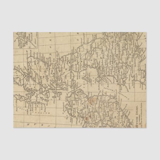 Britse eilanden 5 tissuepapier (Voorkant)