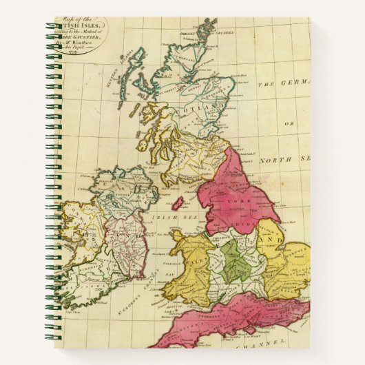 Britse eilanden 6 notitieboek (Voorkant)