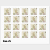 Britse eilanden 6 vierkante sticker (Vel)
