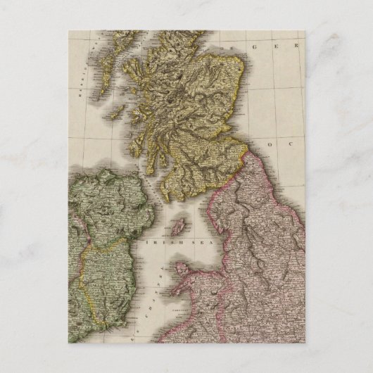 Britse eilanden 7 briefkaart (Voorkant)