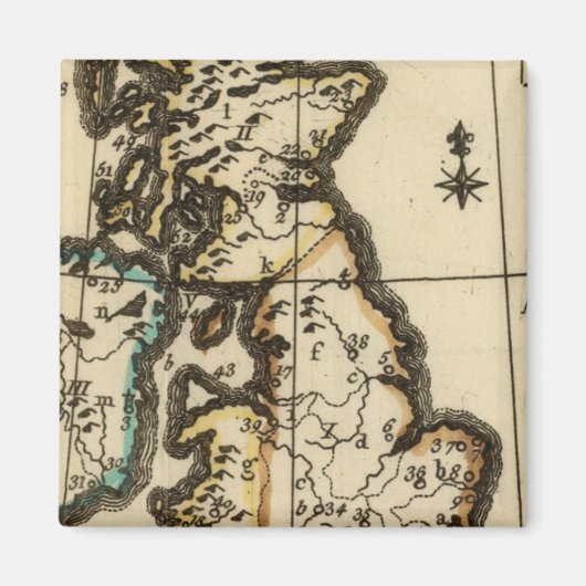 Britse eilanden 7 magneet (Voorkant)