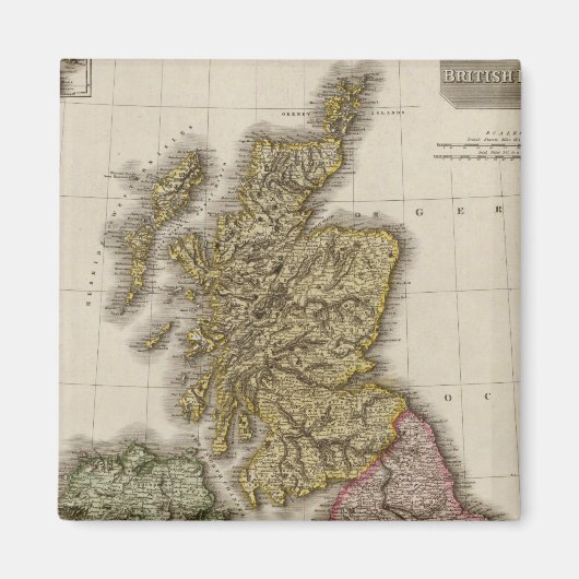 Britse eilanden 7 magneet (Voorkant)