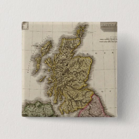 Britse eilanden 7 vierkante button 5,1 cm (Voorkant)