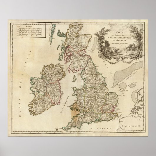 Britse eilanden 9 poster (Voorkant)