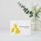 Britse eilanden - Amber Visitekaartje (Staand voorkant)