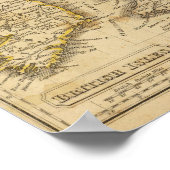 Britse eilanden, Azië Poster (Hoek)