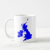 Britse eilanden - blauw koffiemok (Links)