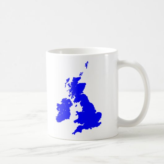 Britse eilanden - blauw koffiemok (Rechts)