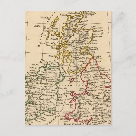 Britse eilanden briefkaart (Voorkant)