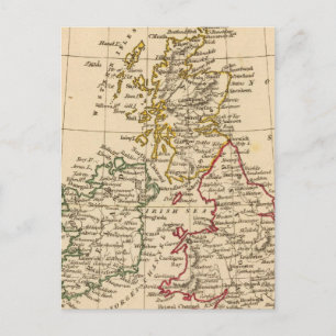 Britse eilanden briefkaart