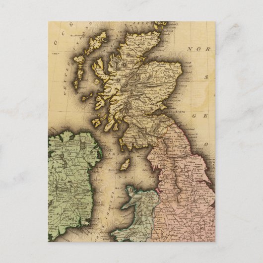 Britse eilanden briefkaart (Voorkant)