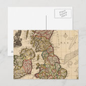 Britse eilanden, Engeland, Ierland Briefkaart (Voorkant / Achterkant)