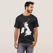 Britse eilanden in het wit t-shirt (Voorkant volledig)