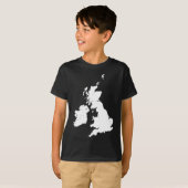 Britse eilanden in het wit t-shirt (Voorkant volledig)
