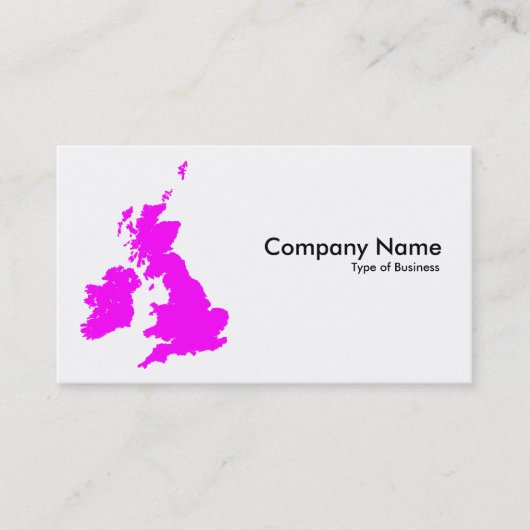 Britse eilanden - Magenta Visitekaartje (Voorkant)