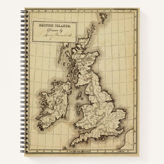 Britse eilanden notitieboek (Voorkant)