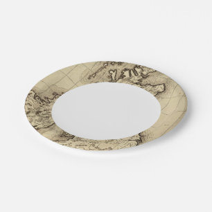 Britse eilanden papieren bordje