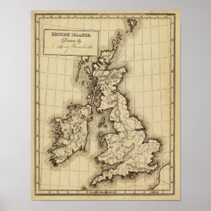 Britse eilanden poster