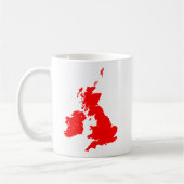 Britse eilanden - rood koffiemok (Links)