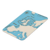Britse Eilanden Shipping Forecast in kleur Magneet (Linkerzijde)