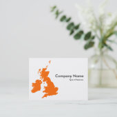 Britse eilanden - Sinaasappel Visitekaartje (Staand voorkant)