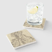 Britse eilanden stenen onderzetter (Zijkant)