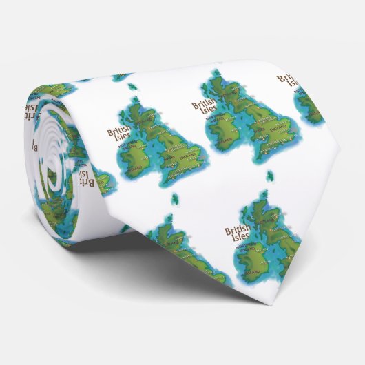 Britse eilanden stropdas (Opgerold)