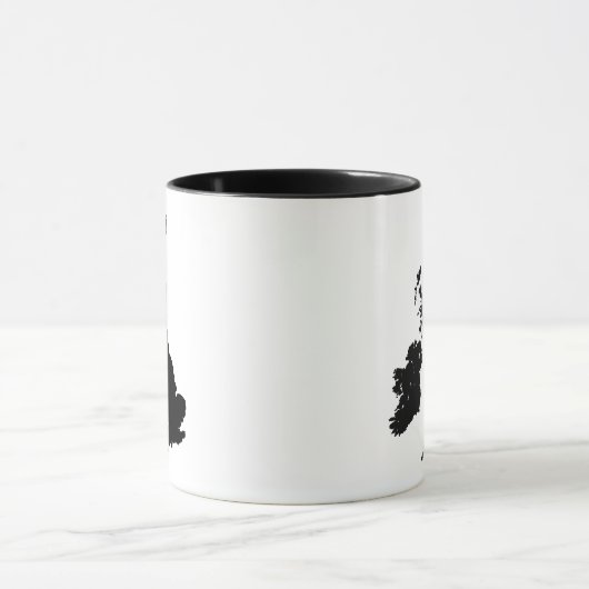 Britse eilanden - zwart mok (Midden)