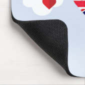 Britse en Amerikaanse vlag koninklijke bruiloft ha Muismat (Hoek)