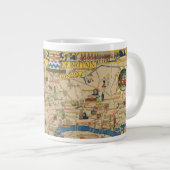 Britse Festival: Gids voor de Londense kaart Grote Koffiekop (Voorkant rechts)