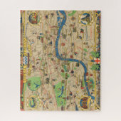 Britse Festival: Gids voor de Londense kaart Legpuzzel (Verticaal)