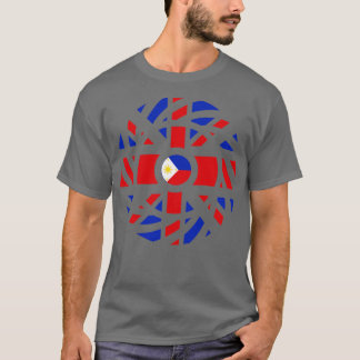 Britse Filippijnse Multinationale Patriot Flag Ser T-shirt