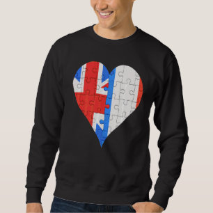 Britse Franse vlag hart Trui