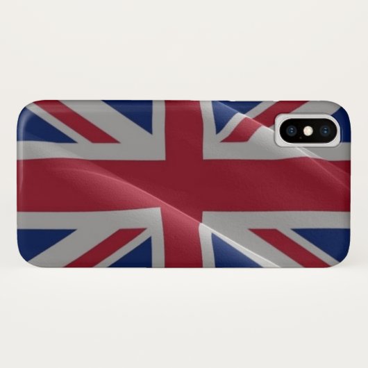 Britse golfvlag - Case-Mate iPhone case (Achterkant (horizontaal))