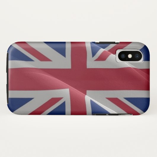 Britse golfvlag - Case-Mate iPhone case (Achterkant (horizontaal))
