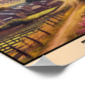 Britse Gouden Eeuw van Steam Travel Poster (Hoek)