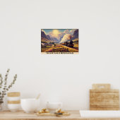 Britse Gouden Eeuw van Steam Travel Poster (Keuken)