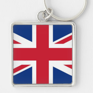 Britse Groot-Brittannië Koninklijke Union Jack Sleutelhanger