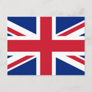 Britse het Verenigd Koninkrijk Union Jack Vlag Briefkaart