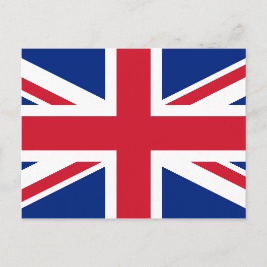 Britse het Verenigd Koninkrijk Union Jack Vlag Briefkaart (Voorkant)