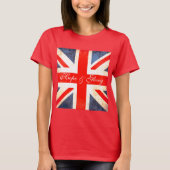 Britse Hope & Glory Union Jack T-shirt (Voorkant)