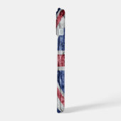 Britse houten vlag iPhone 15 case (Linkerkant)