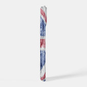 Britse houten vlag iPhone 15 case (Rechterkant)